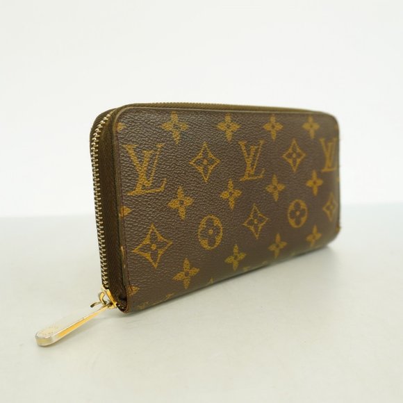 Louis Vuitton Long Wallet Monogram Zippy M60017 Brown Men's Women's - Picture 2 of 11